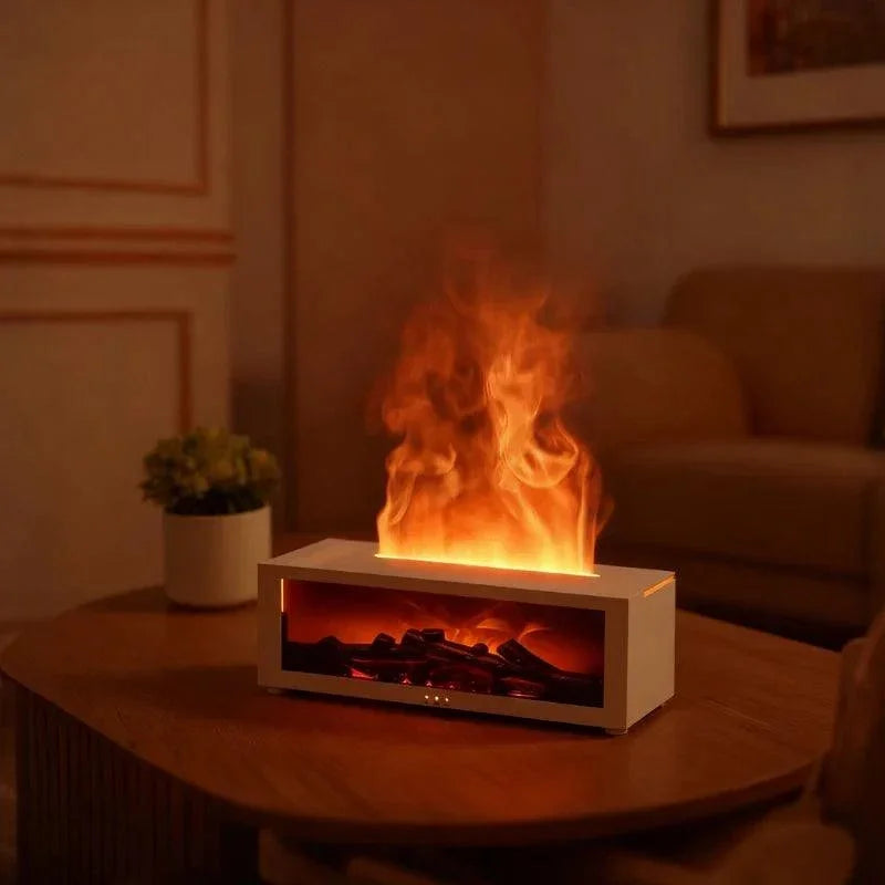 Fireplace Effect Humidifier with Remote