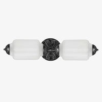 Frosted White+Black