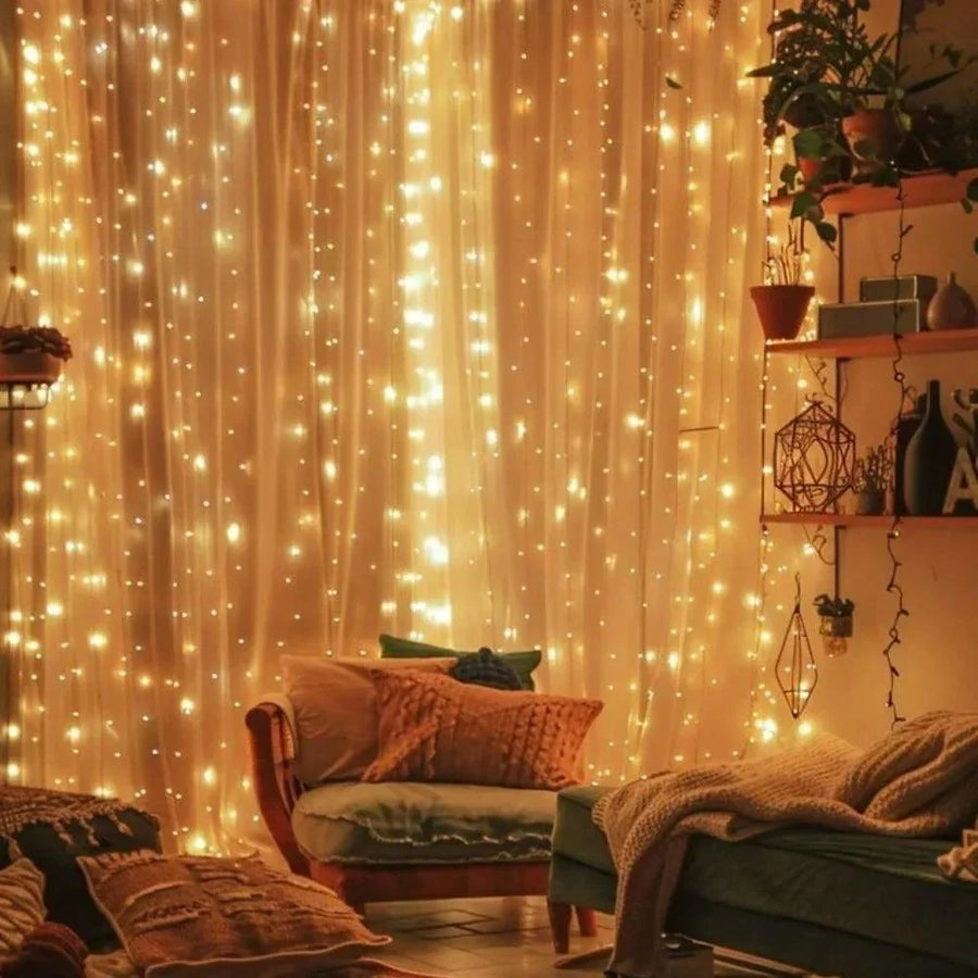 Fairy Light Curtain