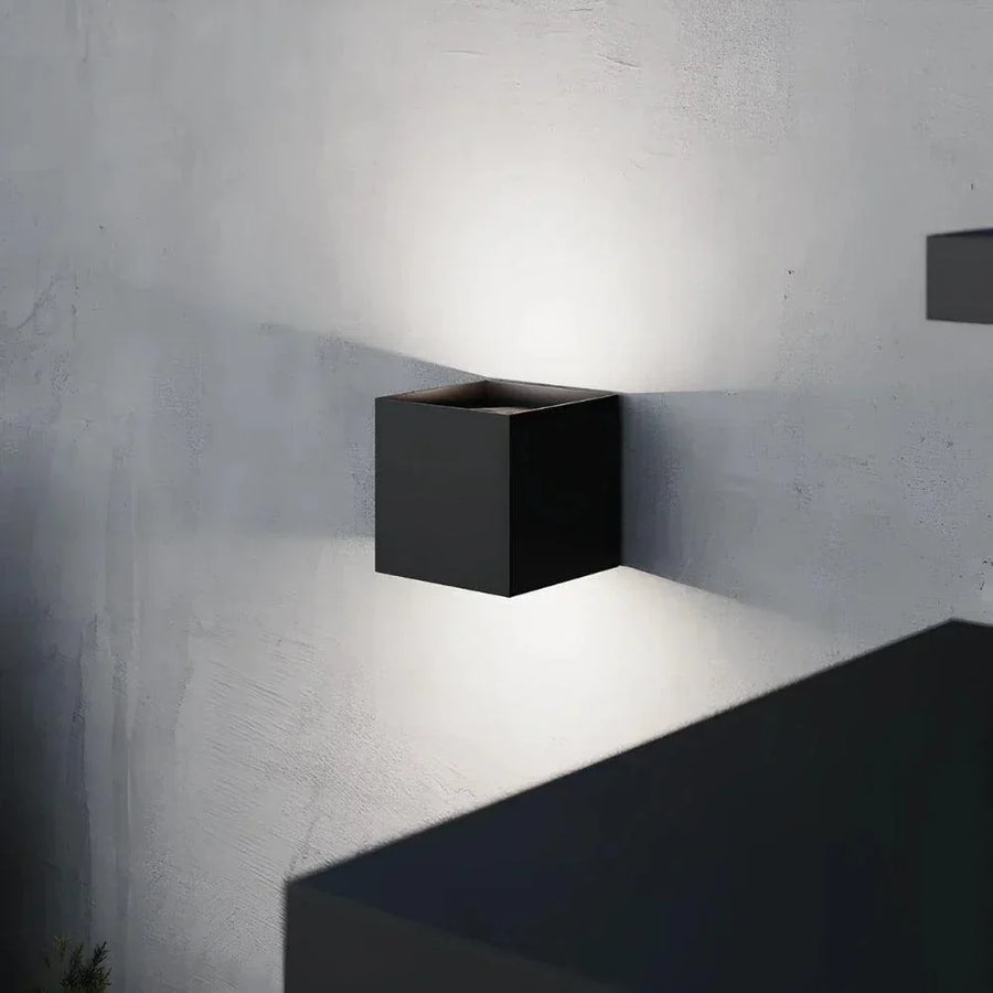 Adjustable Angle Cube Wall Light