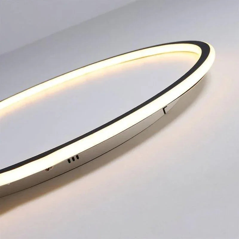 Quasso Flush Mount Ceiling Light Modern LED Round, view 3