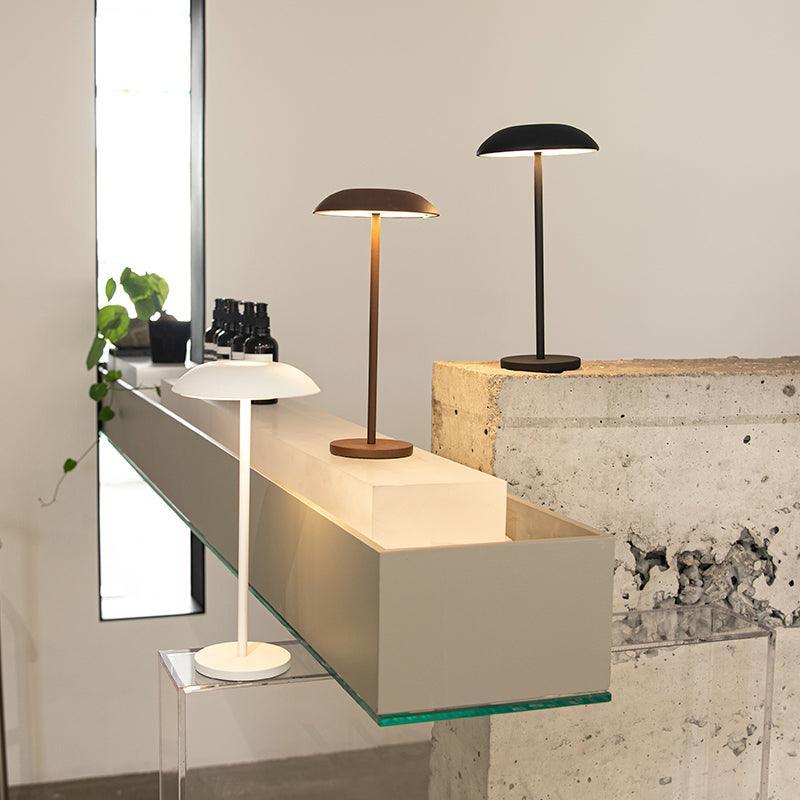 Solid Iron Cordless Table Lamp