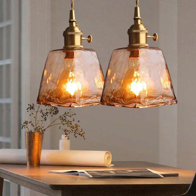 Evin Pendant Light Glass&Brass, view 2