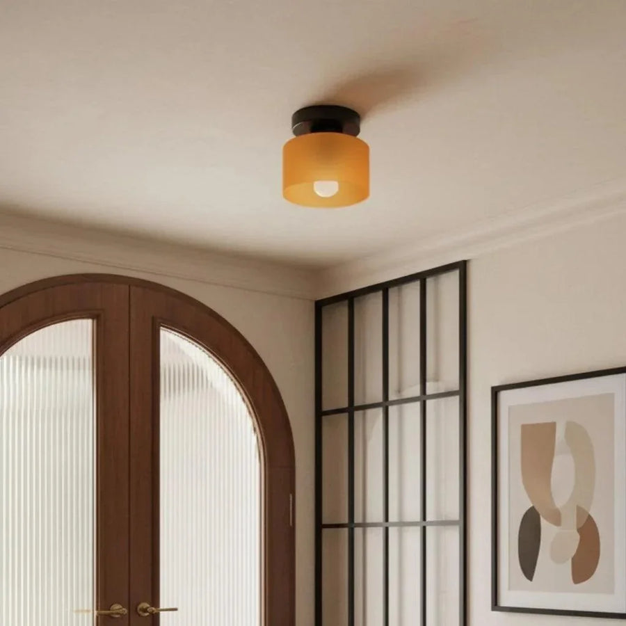 Brielle Bauhaus Colourful Glass Ceiling Lamp