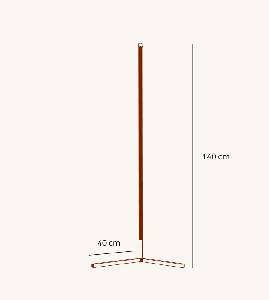 Helios Dimmable Aluminium Floor Lamp – image 2