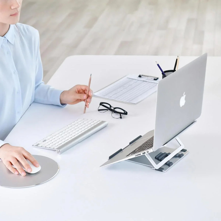 Adjustable Laptop Stand | Foldable Riser, Two Finishes