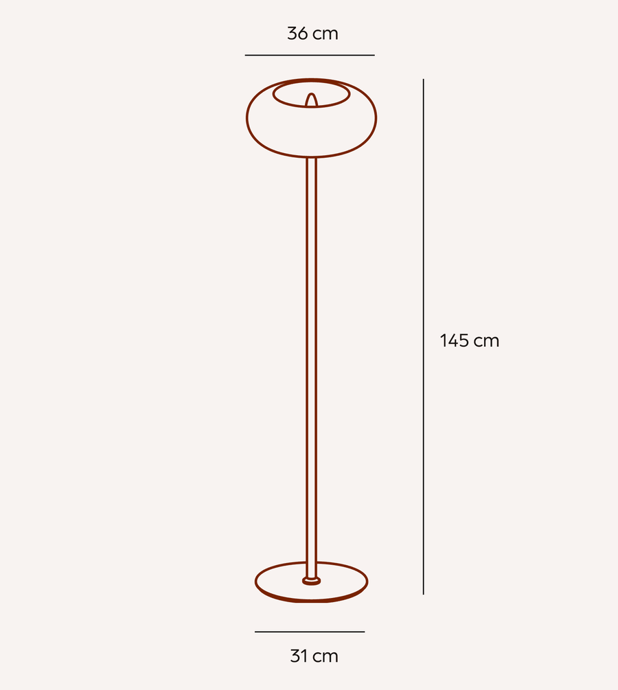 Lumira Dimmable Metal Floor Lamp – image 2