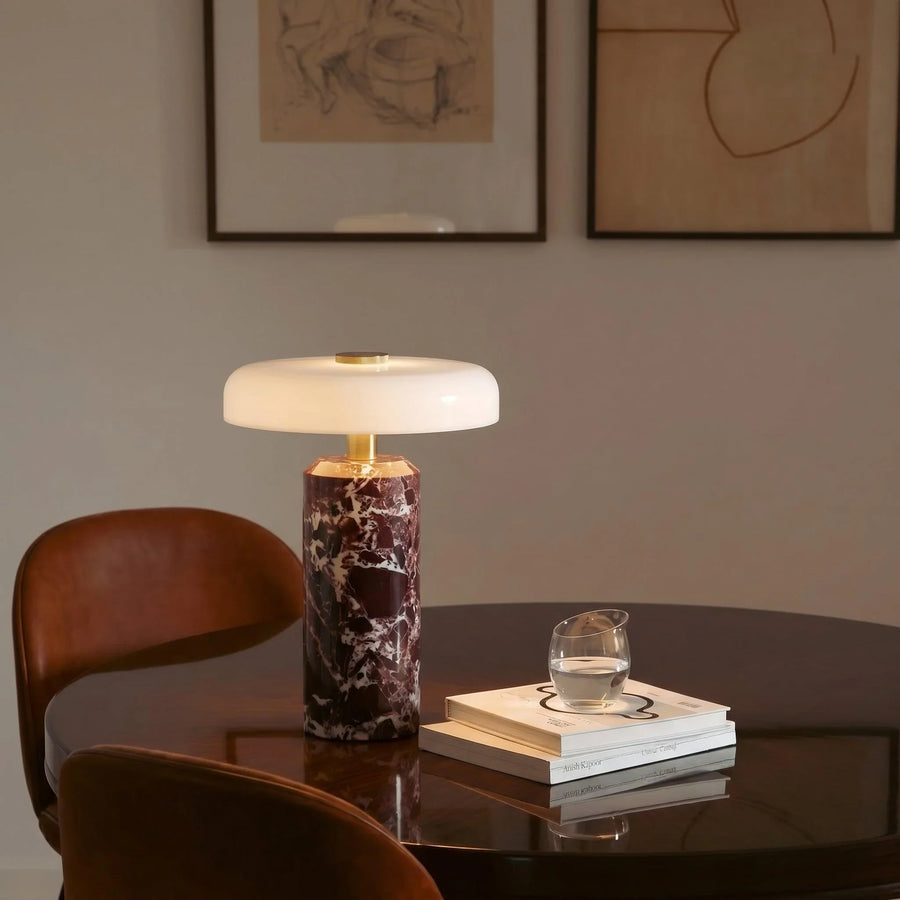 Marble Glass Table Lamp, view 3
