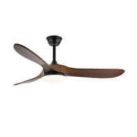 Walnut Wood Grain & Black (Wooden blades)