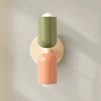 Green/Salmon/Beige