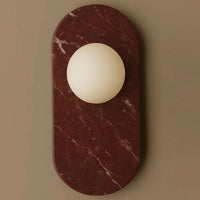 Plum Red Marble
