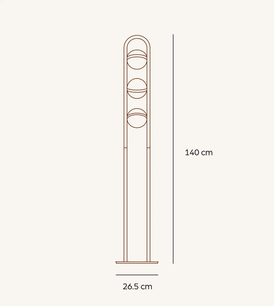 Viva Dimmable Metal Floor Lamp, view 2