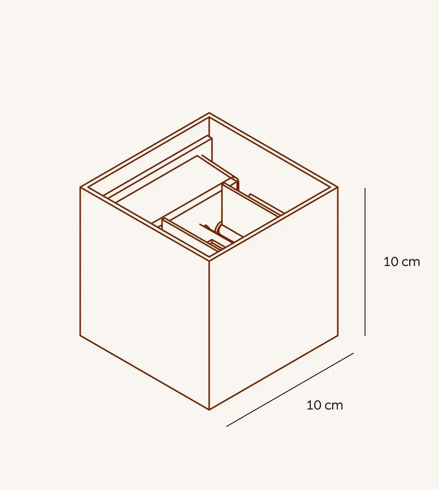 Xena Weatherproof Aluminium Wall Light – image 2