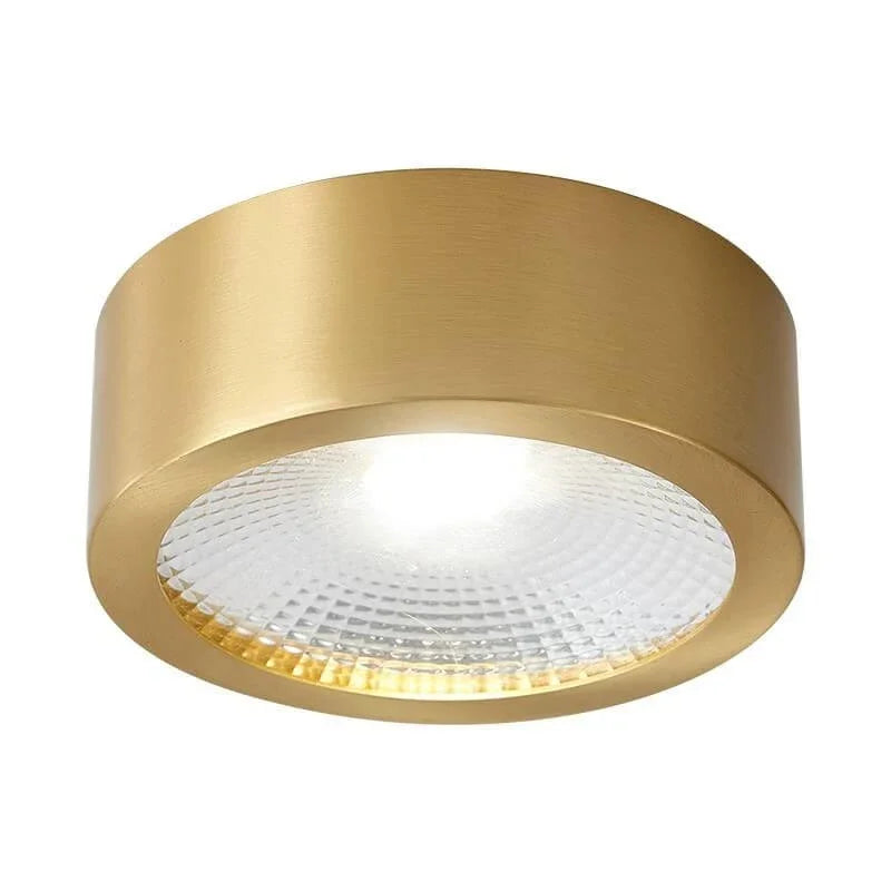 Brass surface LED downlight