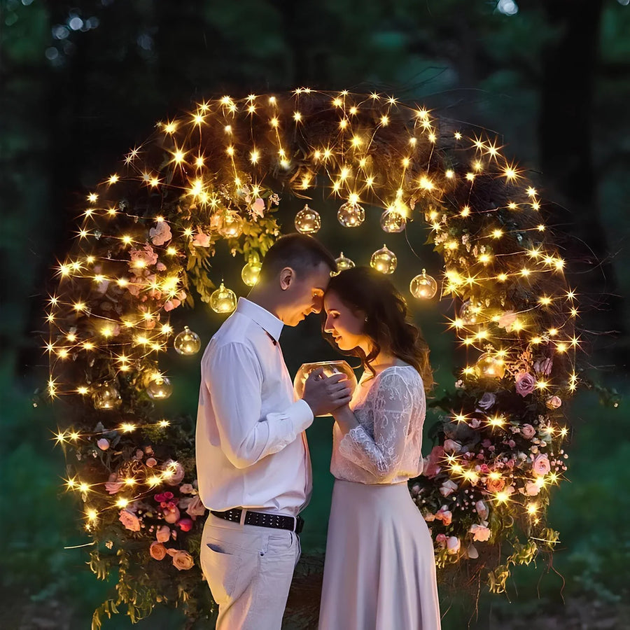 Solar Powered Outdoor String Fairy Lights