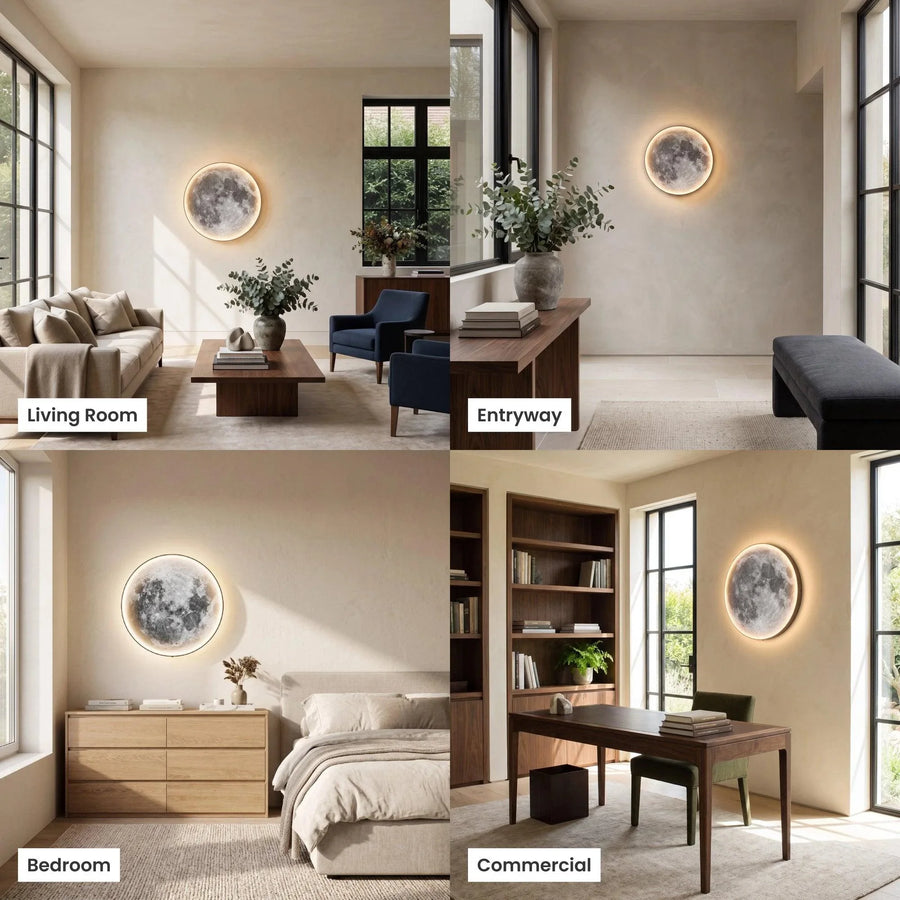 Moon Wall and Ceiling Light | Hardwired, 3 Sizes