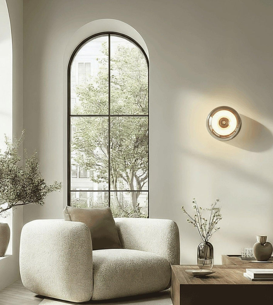 Amio Mouth-Blown Glass Wall Light