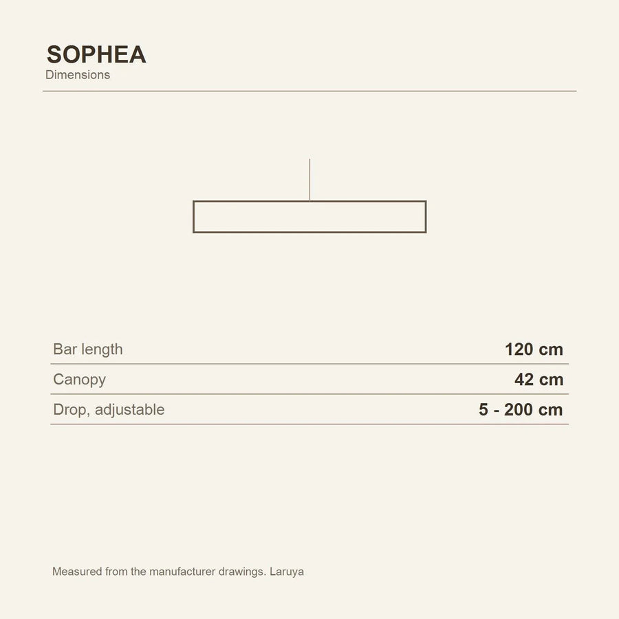 Sophea Linear Bar Pendant Light