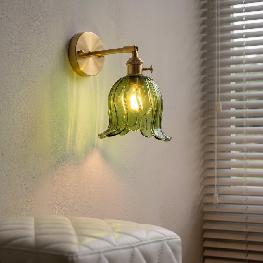 Flower Glass Wall Light, view 2