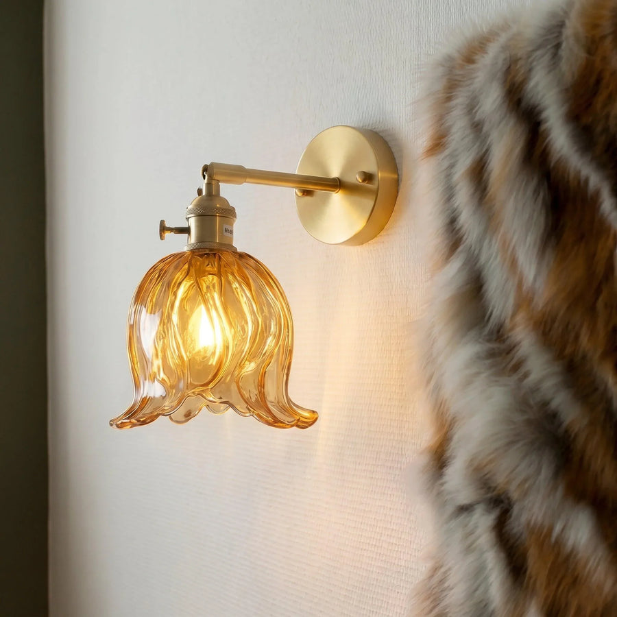 Flower Glass Wall Light, view 3