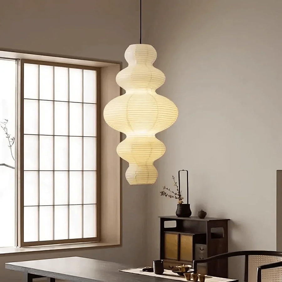Multilayer Rice Paper Pendant Light, view 2