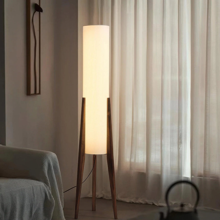 Solid Walnut Floor Lamp, view 3
