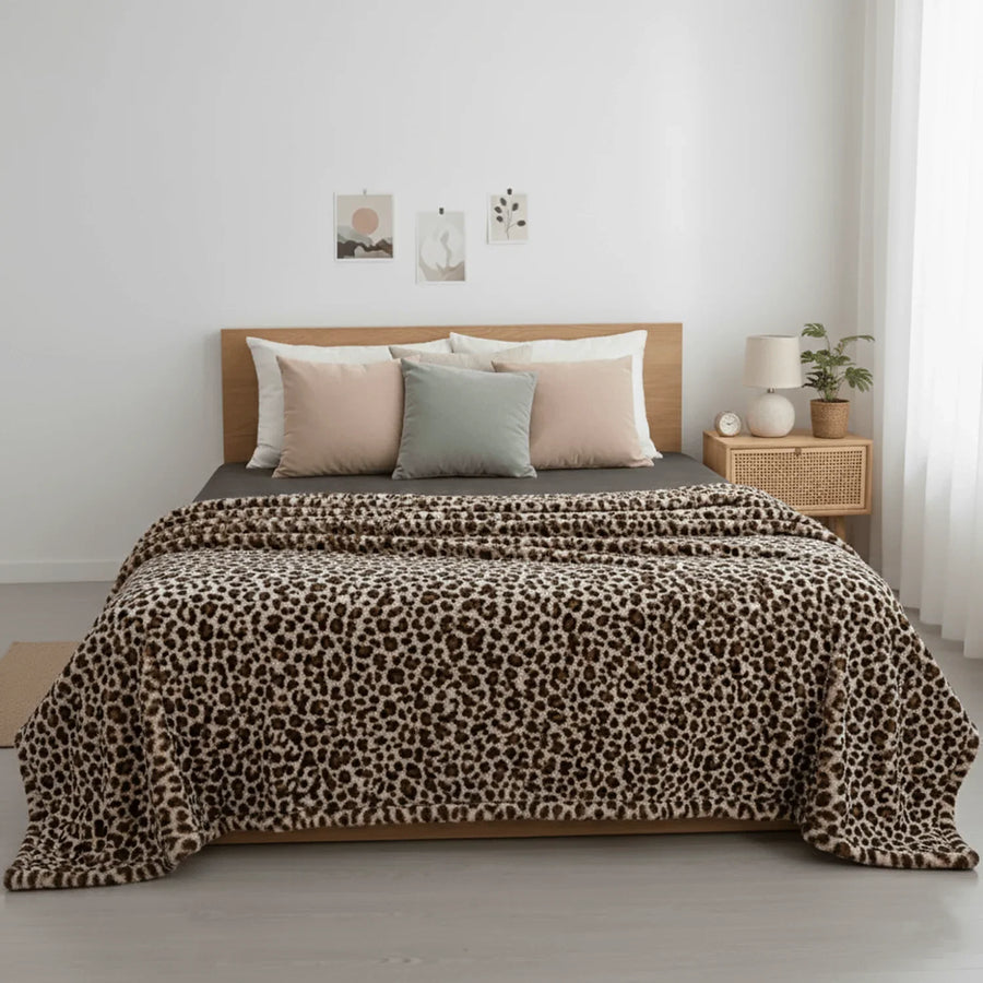 Leopard Throw Blanket image 2