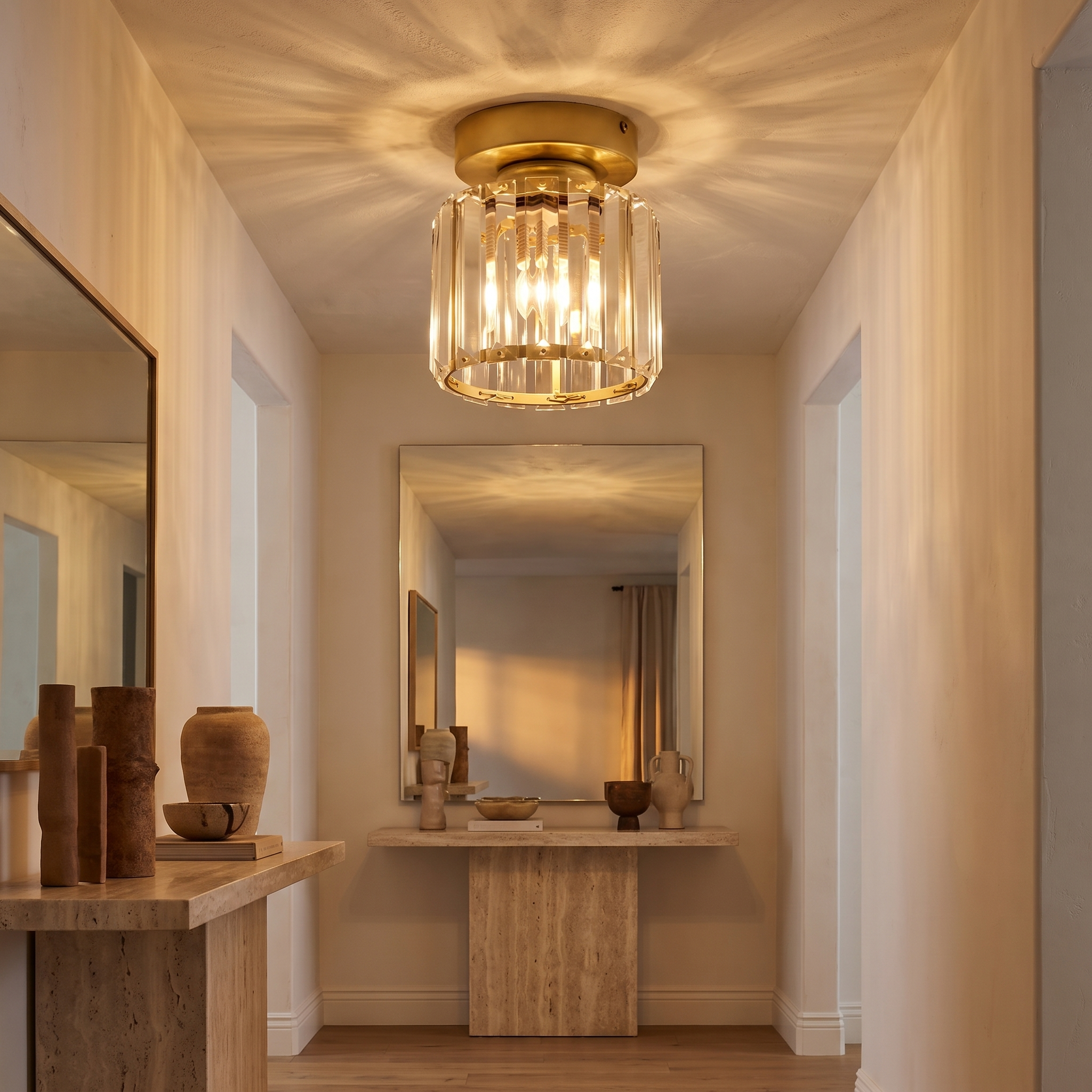 crystal chandeliers