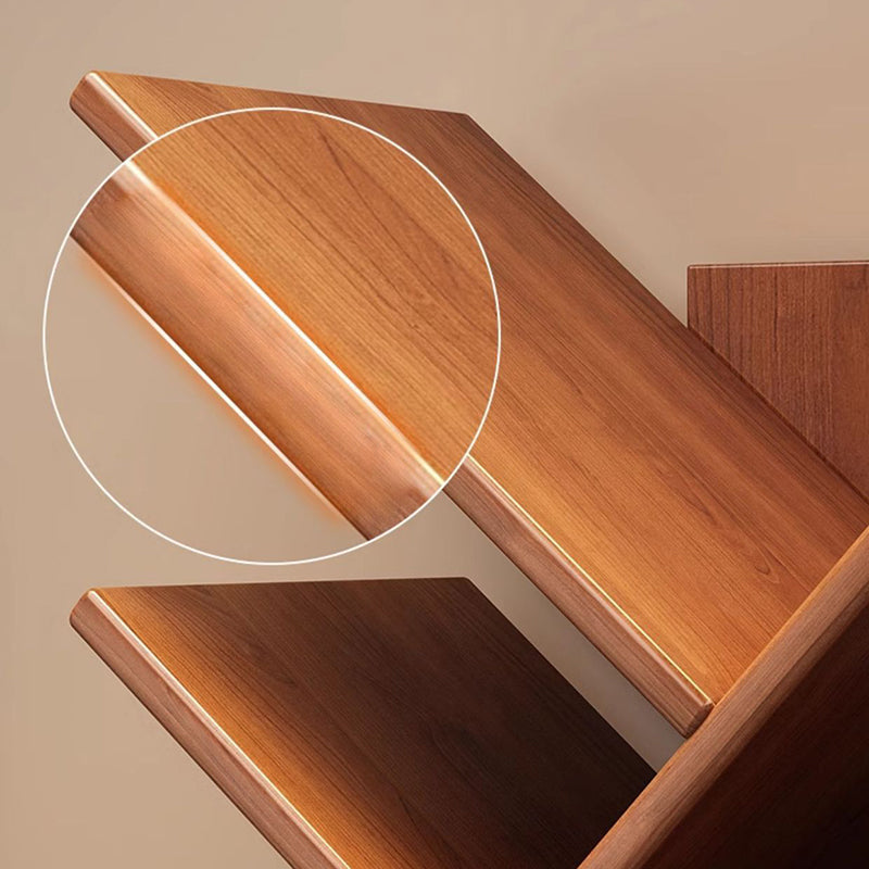 Tree Bookshelf with Drawer | Walnut or Natural, 6 to 12 Tiers