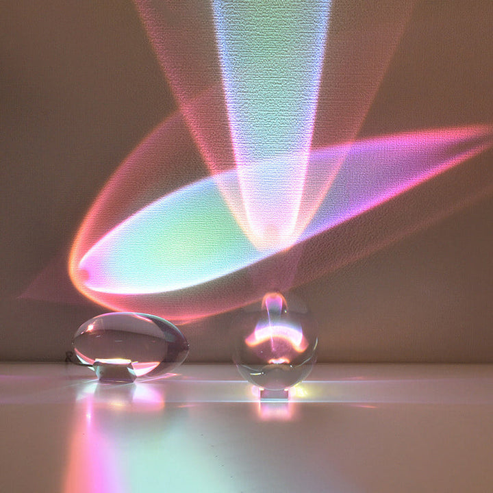 Modern Crystal LED Projection Table Light | USB Powered