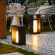 Modern Minimalist Square Frame Stainless Steel Acrylic LED Waterproof Lawn, view 15