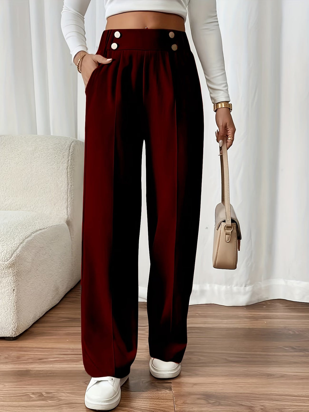 Women's Straight-Leg Everyday Trousers – image 3