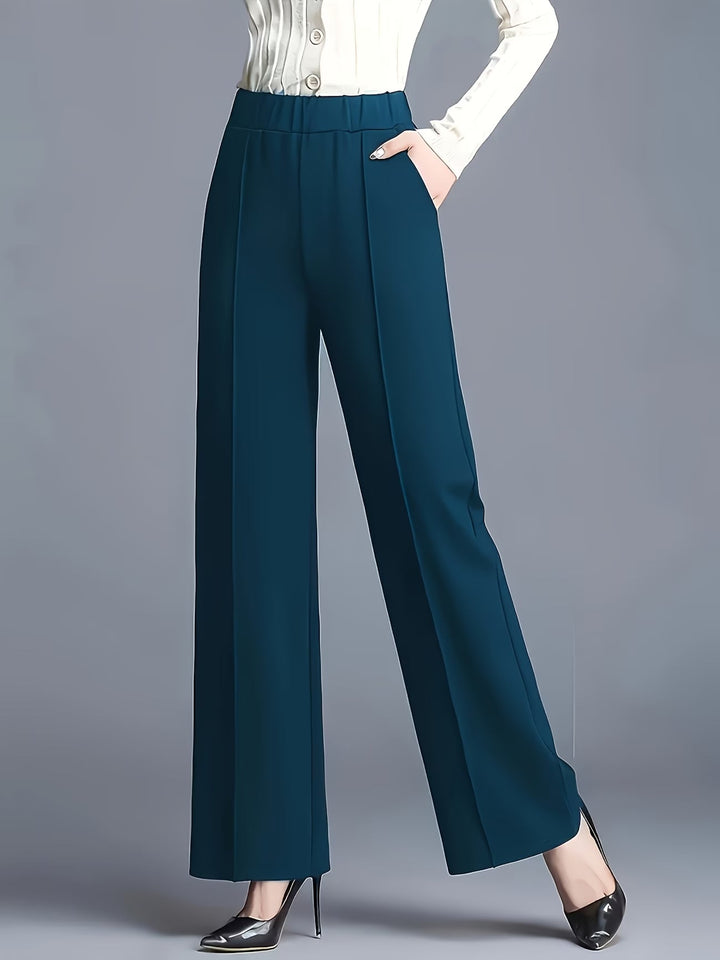 Women's High-Waisted Pocket Everyday Trousers – image 10