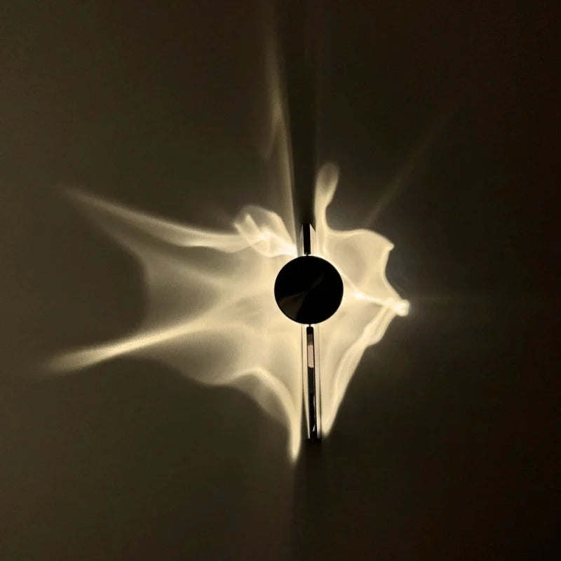 Aluminium Ripple Effect LED Wall Sconce
