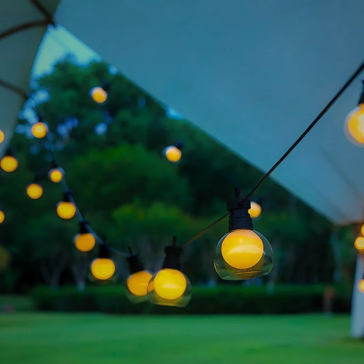 Solar Powered Festoon String Lights