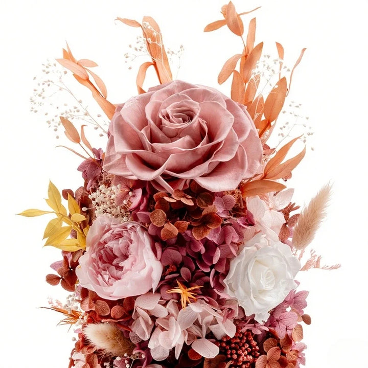 Dried Flower Glass Dome Night Light