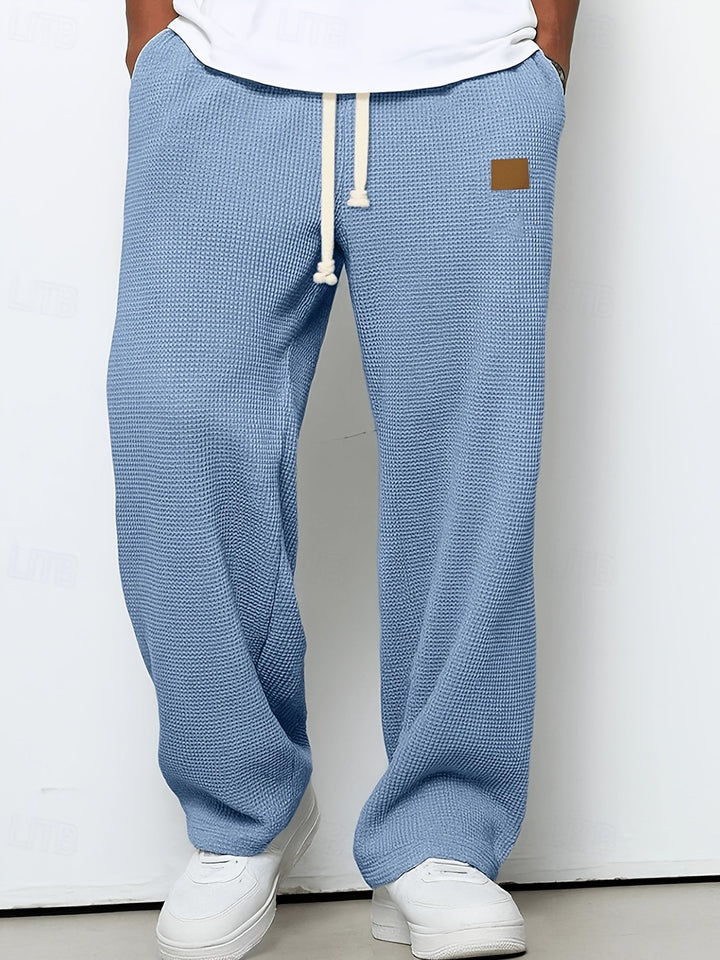 Men's Textured Relaxed-Fit Everyday Trousers – image 4