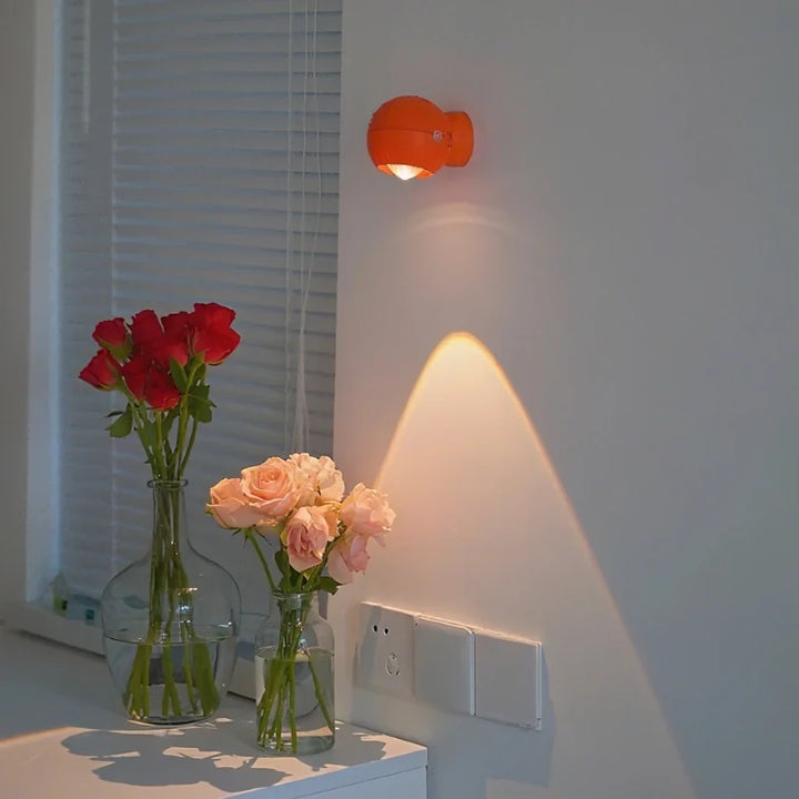 Rotatable Rechargeable Spotlight with Sensor