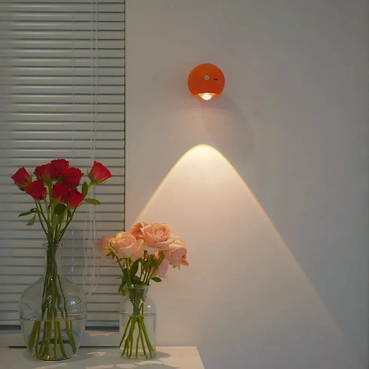 Rotatable Rechargeable Spotlight with Sensor