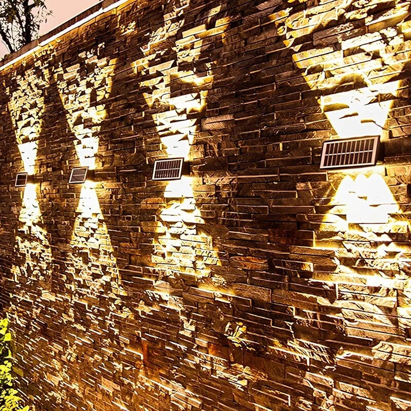 Solar Powered Vintage Bulb Wall Sconce