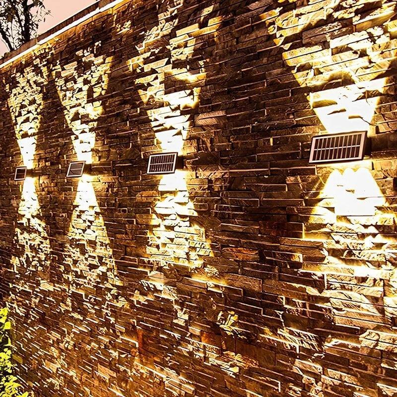 Solar Powered Vintage Bulb Wall Sconce