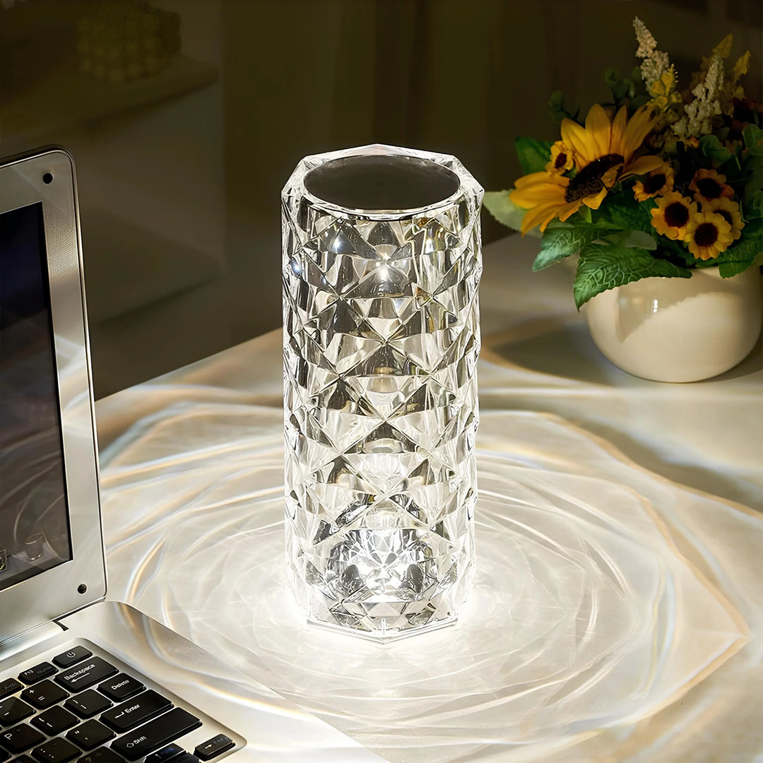 Sparkling Crystal Touch Table Lamp