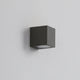 Square Up and Down Outdoor Wall Light | Black LED