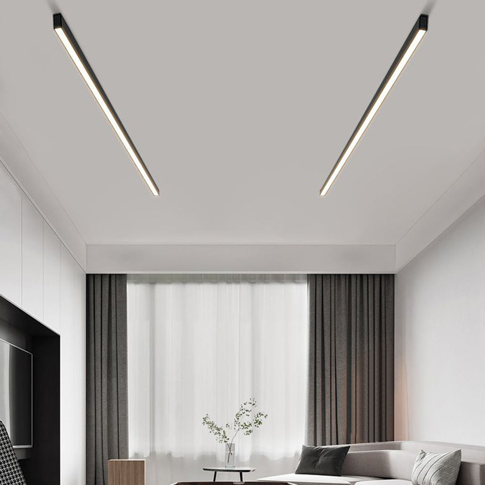 Velmio Ceiling Light/Wall Light Linear Black
