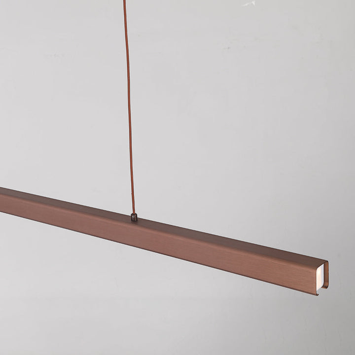 Lerin Modern Linear LED Pendant Light Black/Brown