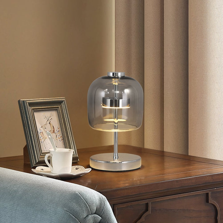 Chrome Three-Colour LED Table Lamp