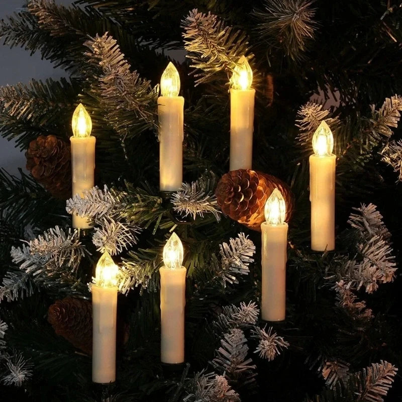 Clip-On LED Christmas Tree Candles