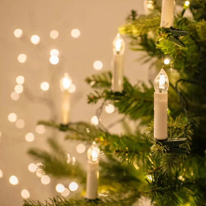 Clip-On LED Christmas Tree Candles