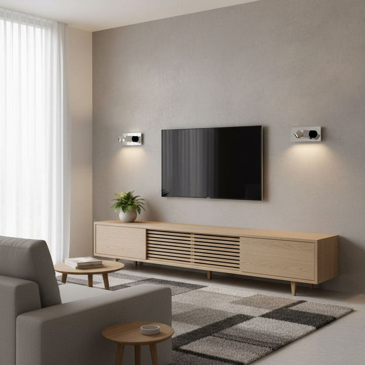 Recessed-Look Reading Wall Light | Swivel LED, 6 Finishes