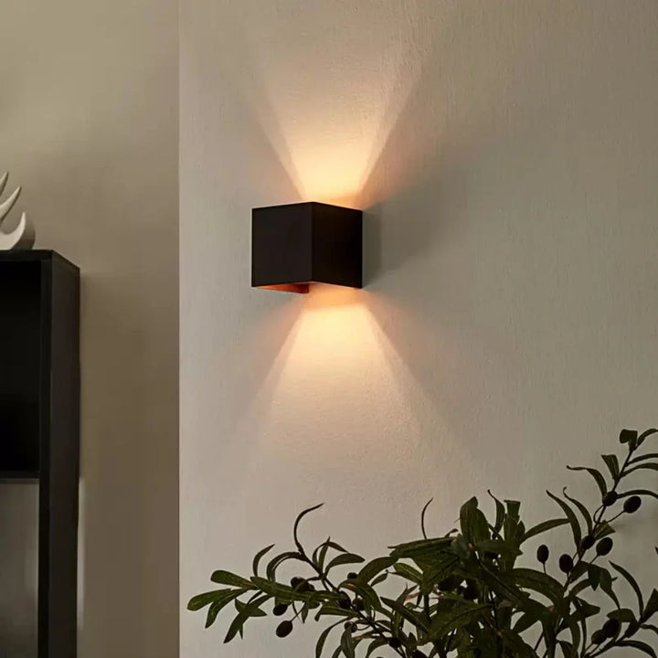 Adjustable Angle Cube Wall Light